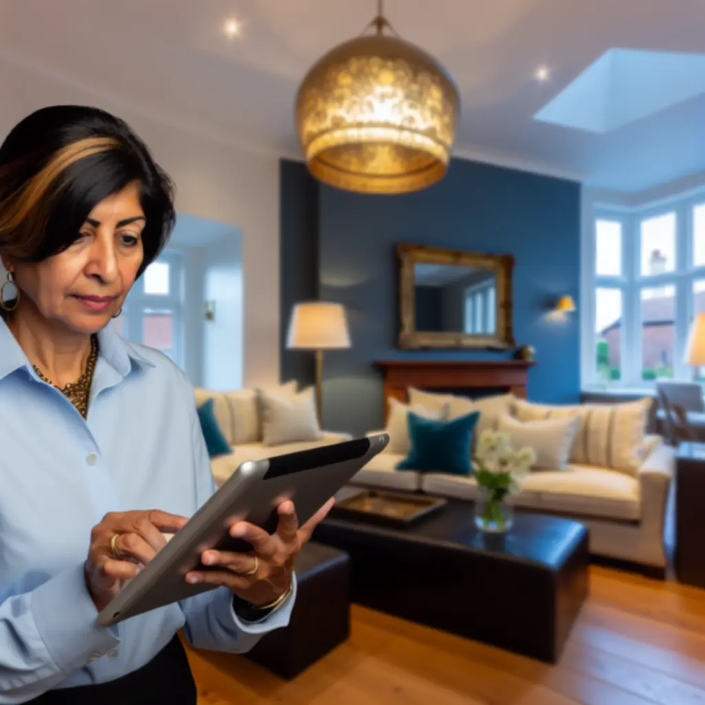Property valuation expert reviewing reports for an Ormskirk property